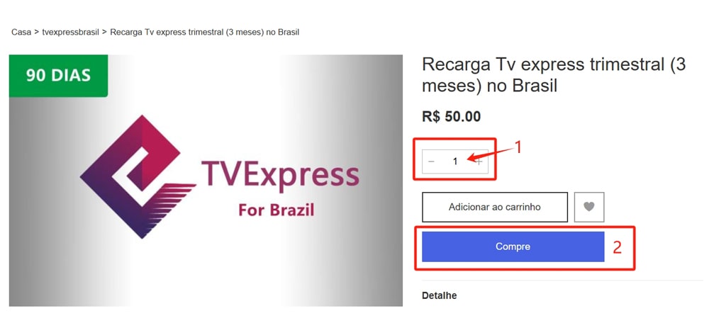 recarga TV Express